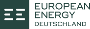  Dunkel Grünes EE: Logo von European Energy Deutschland.